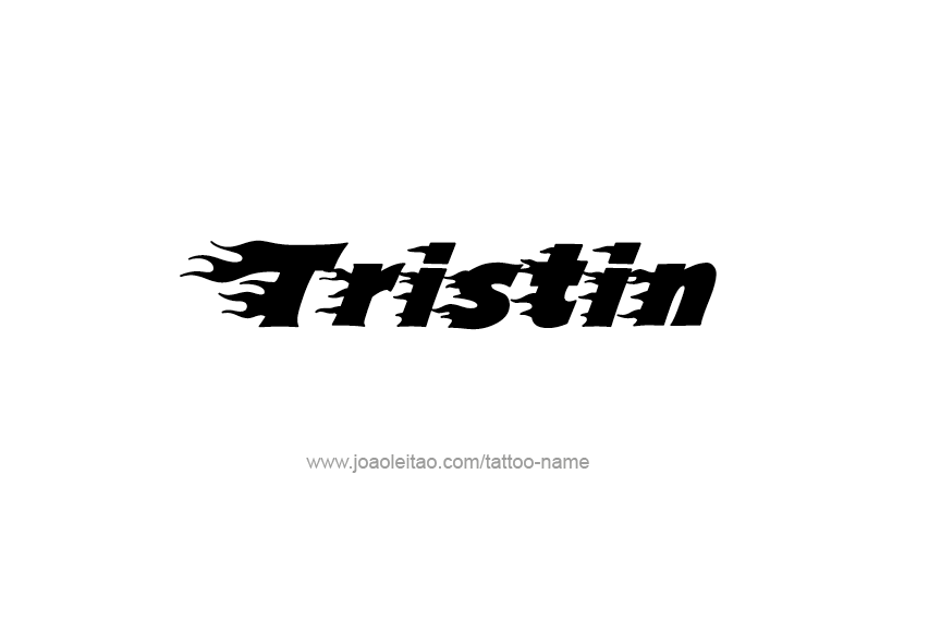 Tattoo Design  Name Tristin   