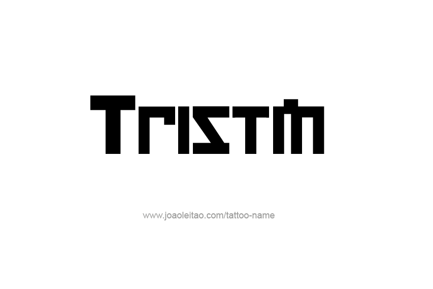 Tattoo Design  Name Tristin   