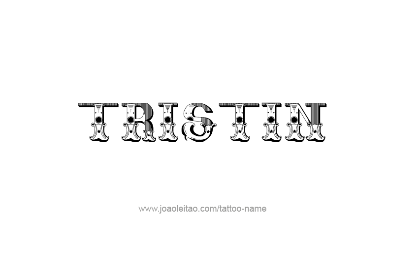 Tattoo Design  Name Tristin   