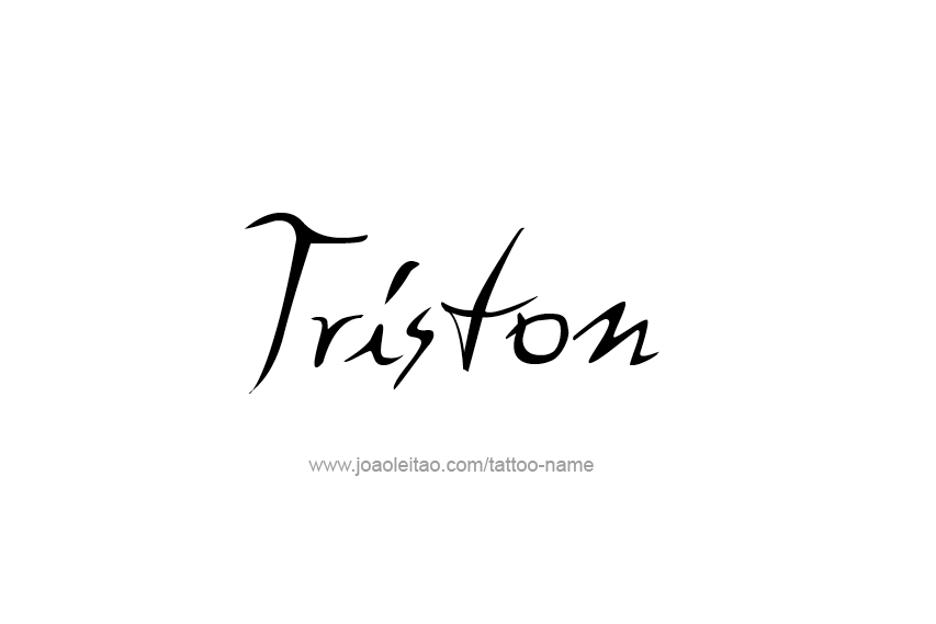 Tattoo Design  Name Triston   