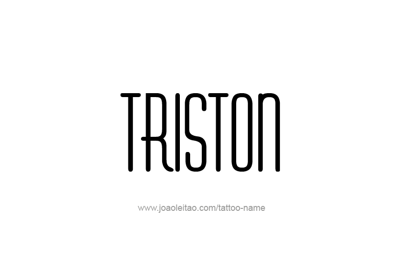 Tattoo Design  Name Triston   