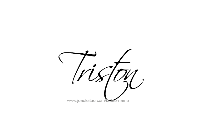 Tattoo Design  Name Triston   