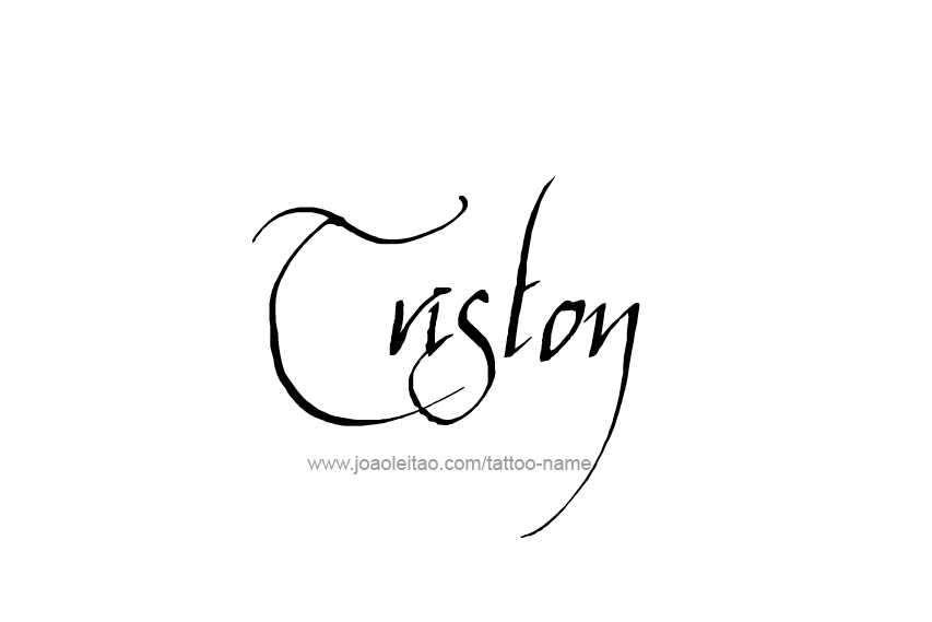 Tattoo Design  Name Triston   