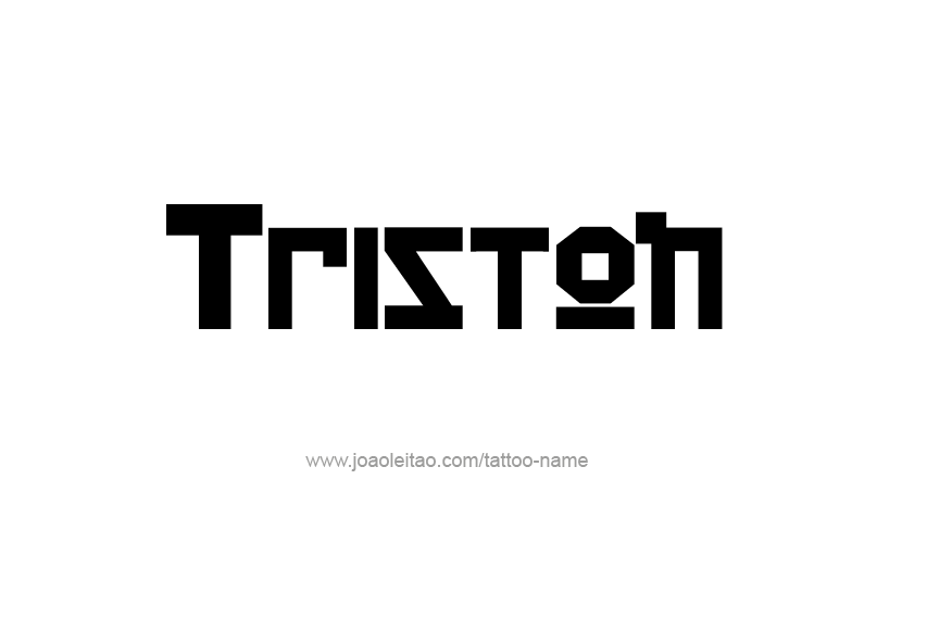 Tattoo Design  Name Triston   