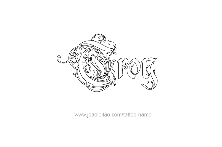 Tattoo Design  Name Troy   