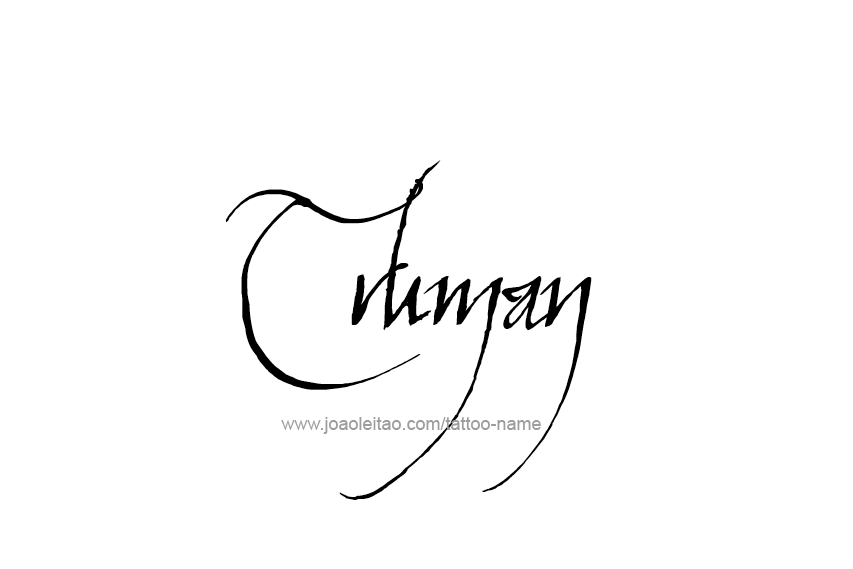 Tattoo Design  Name Truman   