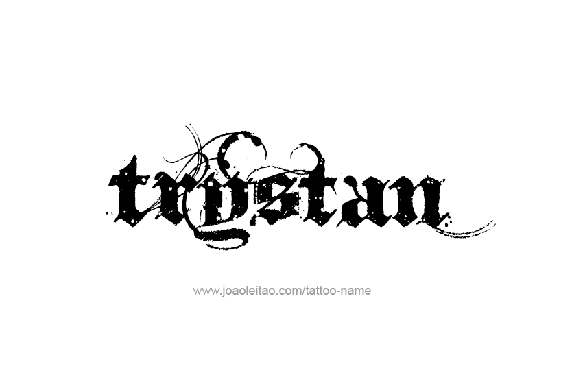 Tattoo Design  Name Trystan   