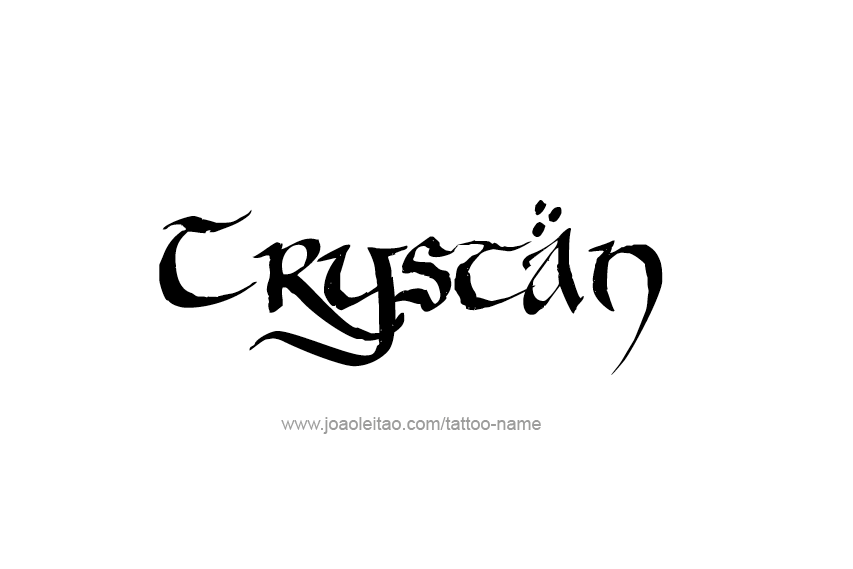 Tattoo Design  Name Trystan   