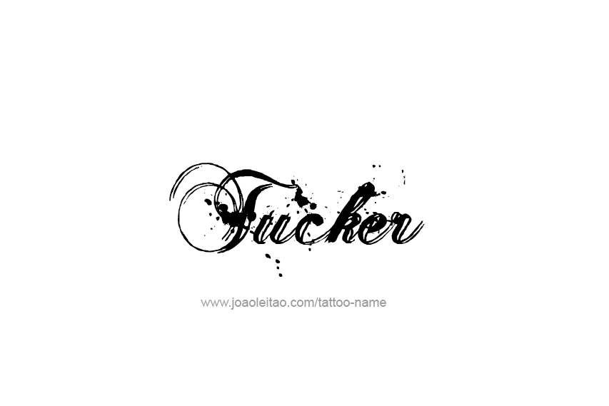 Tattoo Design  Name Tucker   