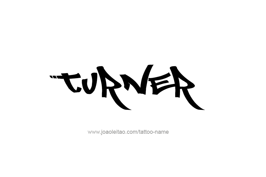 Tattoo Design  Name Turner   