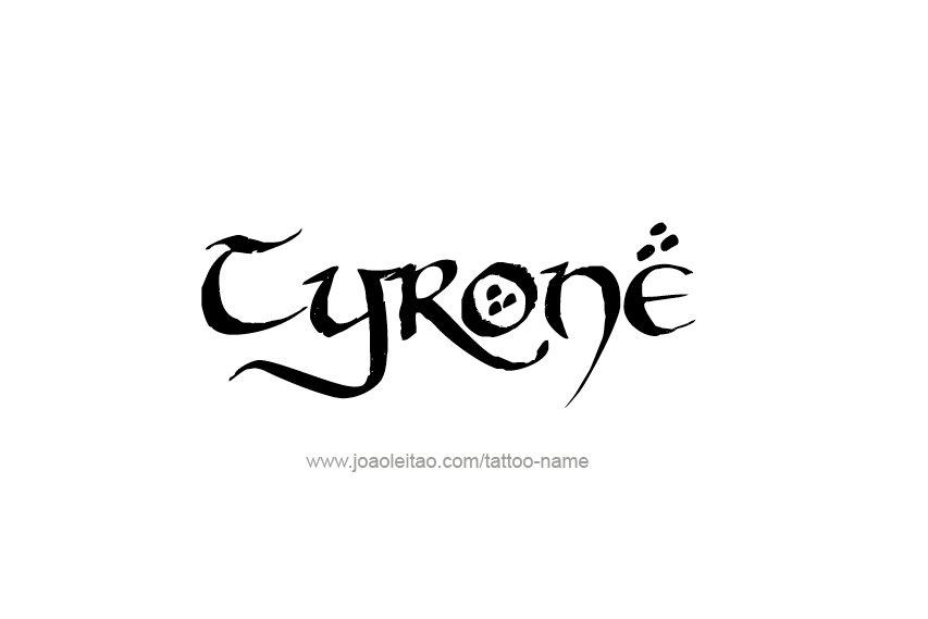 Tattoo Design  Name Tyrone   