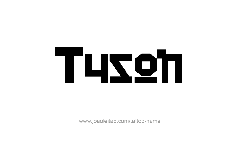 Tattoo Design  Name Tyson   