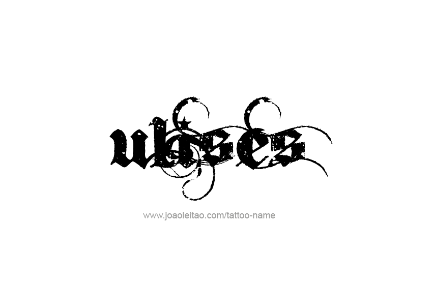 Tattoo Design  Name Ulises   