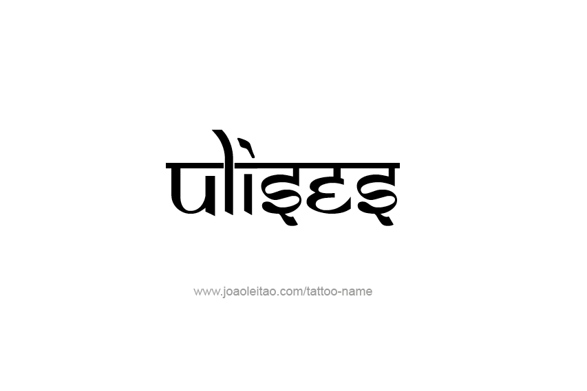 Tattoo Design  Name Ulises   