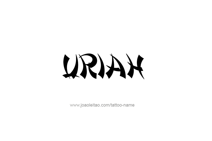 Tattoo Design  Name Uriah