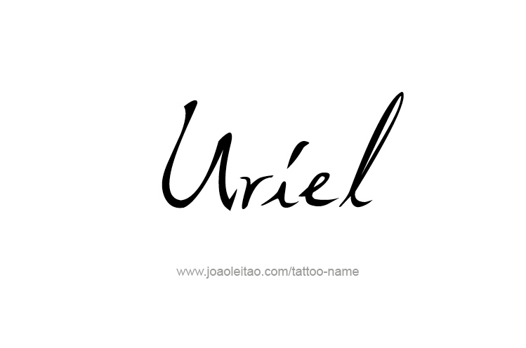 Tattoo Design  Name Uriel   