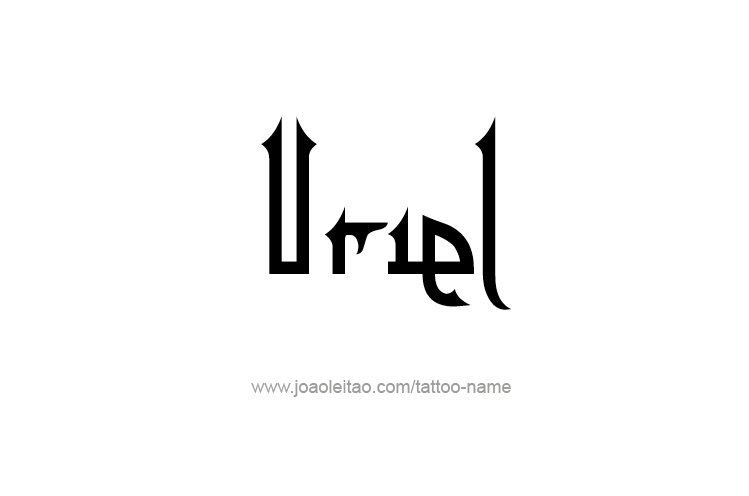 Tattoo Design  Name Uriel   