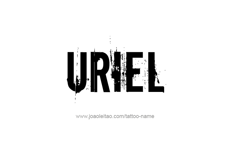 Tattoo Design  Name Uriel   