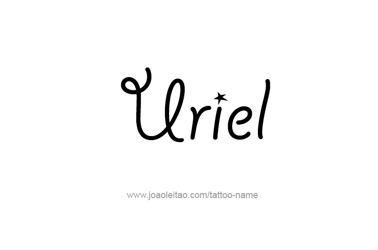 Tattoo Design  Name Uriel   