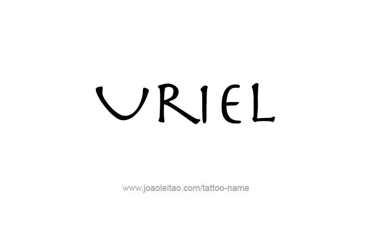 Tattoo Design  Name Uriel   