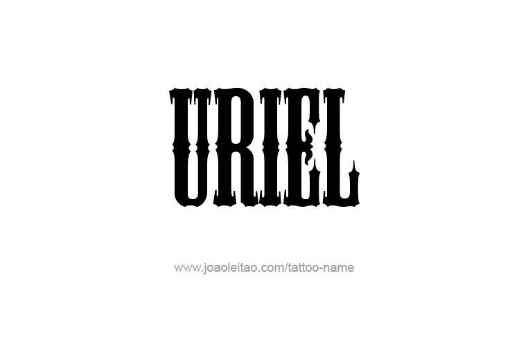 Tattoo Design  Name Uriel   