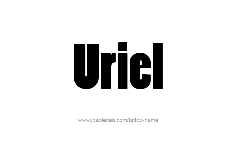 Tattoo Design  Name Uriel   