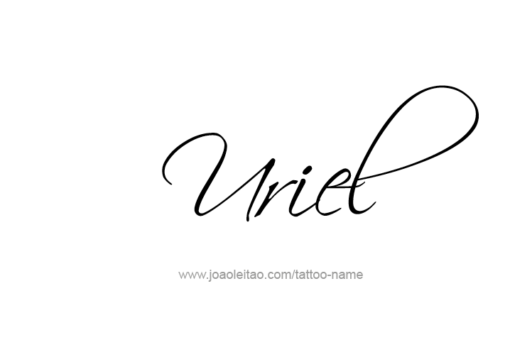 Tattoo Design  Name Uriel   