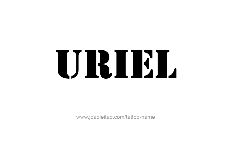 Tattoo Design  Name Uriel   