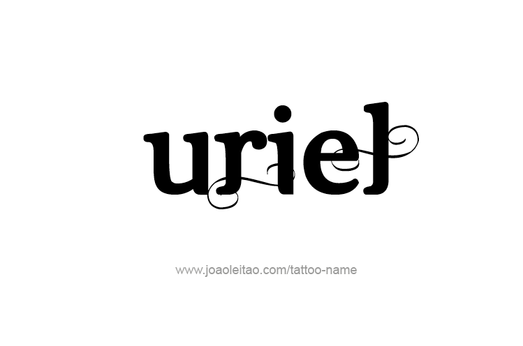 Tattoo Design  Name Uriel   