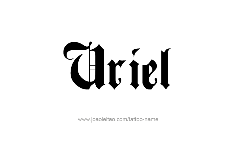 Tattoo Design  Name Uriel   