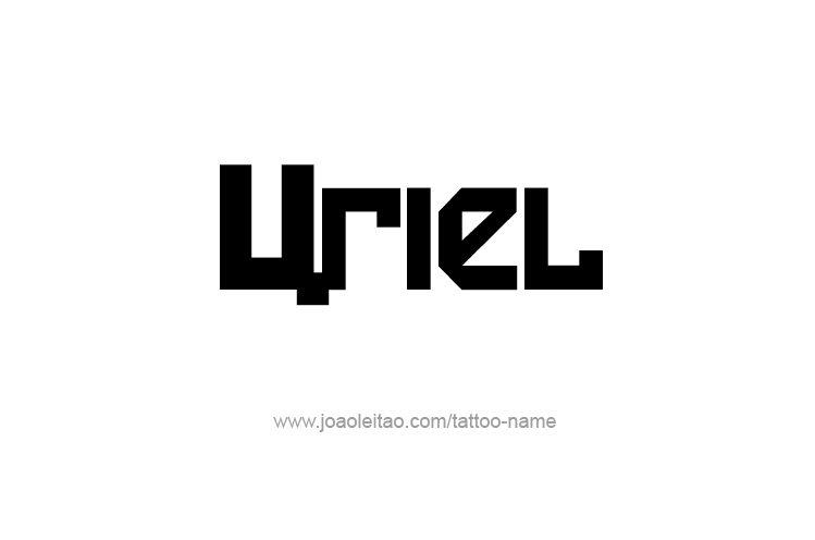 Tattoo Design  Name Uriel   