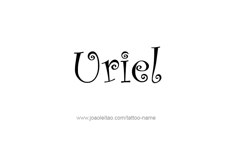 Tattoo Design  Name Uriel   