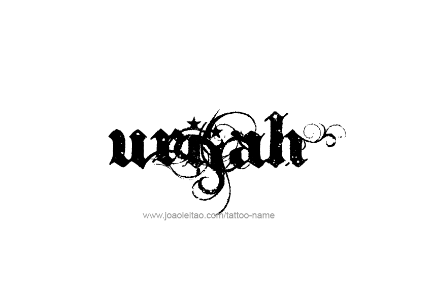 Tattoo Design  Name Urijah   