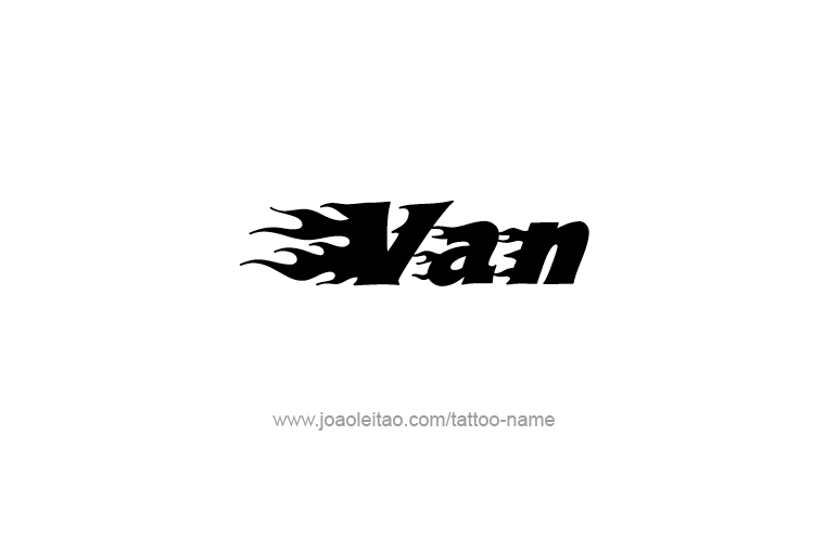 Tattoo Design  Name Van   