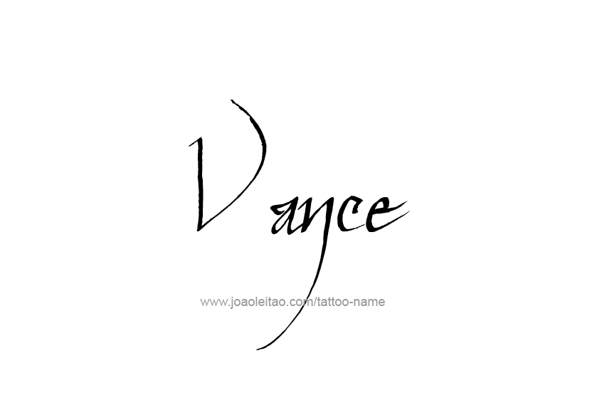 Tattoo Design  Name Vance   