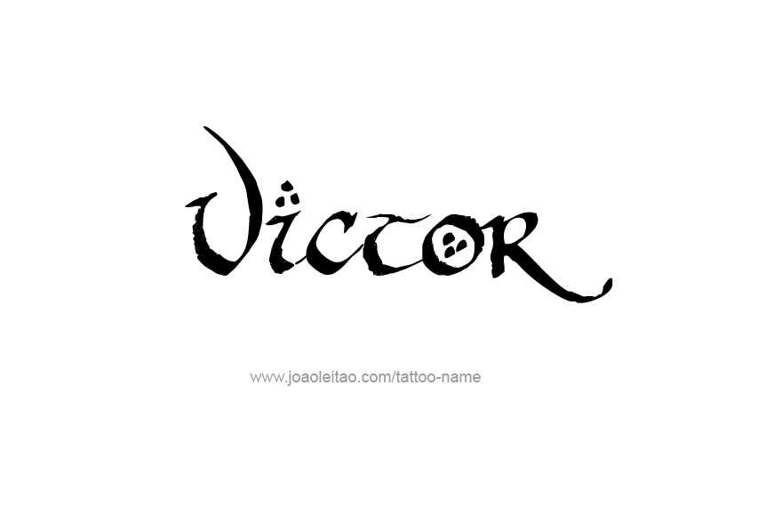 Tattoo Design  Name Victor   