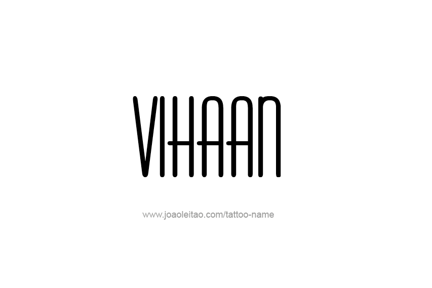 Tattoo Design  Name Vinhaan   