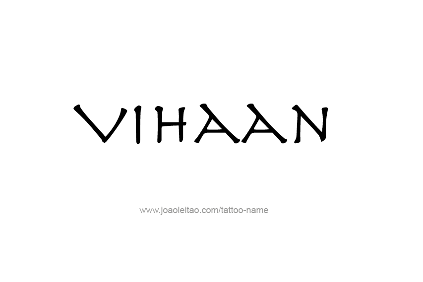 Tattoo Design  Name Vinhaan   