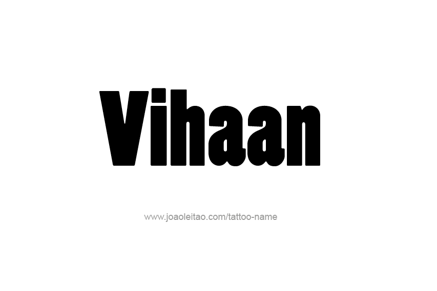 Tattoo Design  Name Vinhaan   