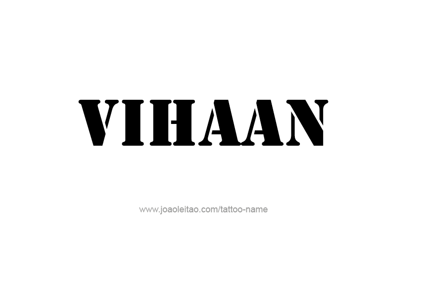 Tattoo Design  Name Vinhaan   