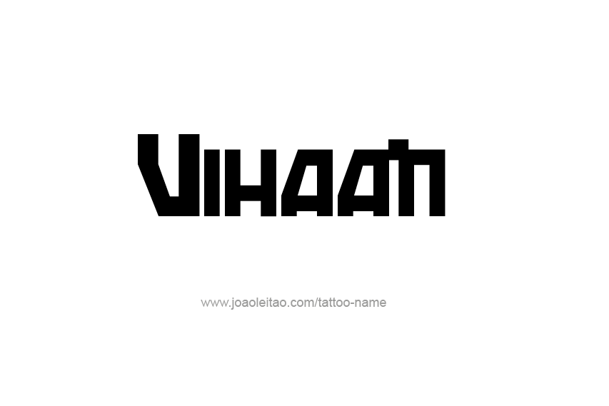 Tattoo Design  Name Vinhaan   