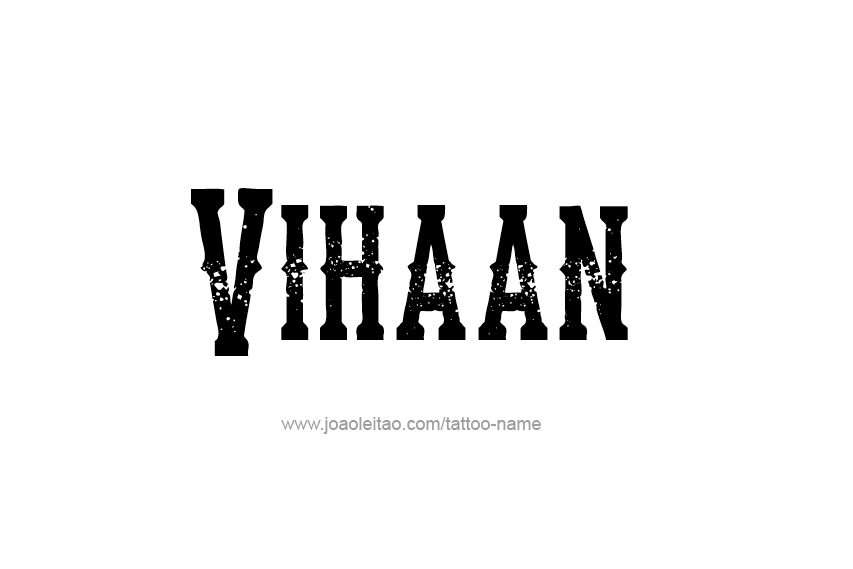 Tattoo Design  Name Vinhaan   