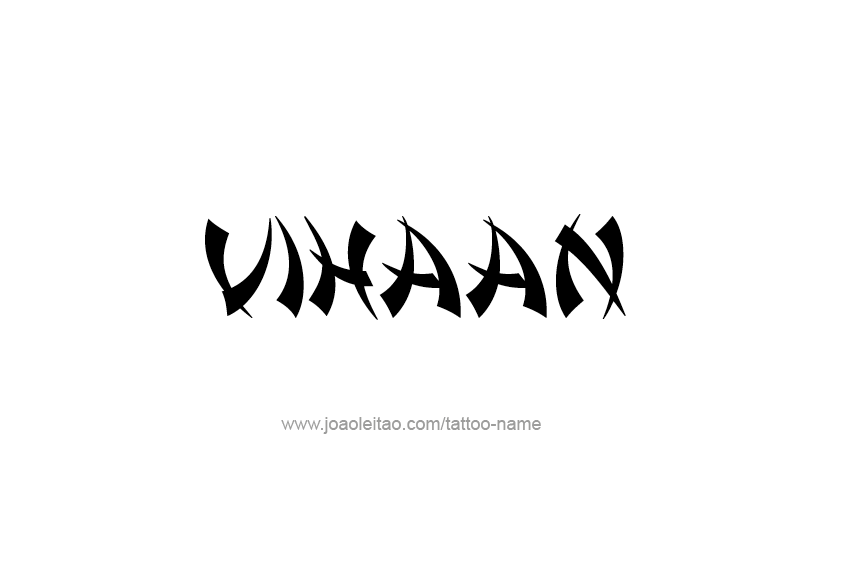 Tattoo Design  Name Vinhaan