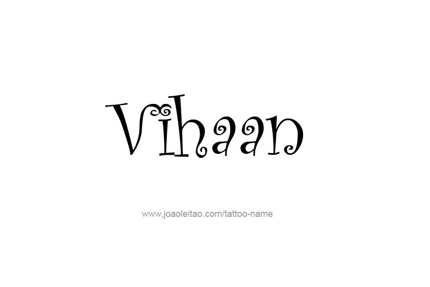 Tattoo Design  Name Vinhaan   