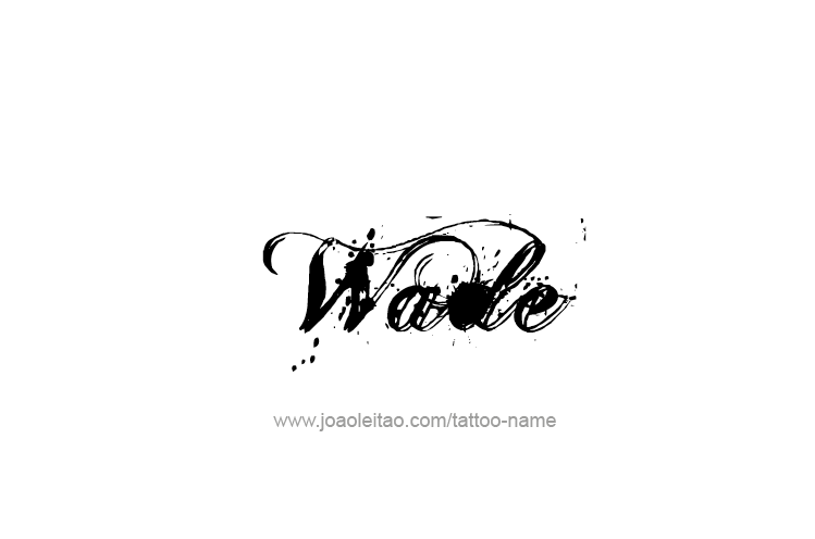 Tattoo Design  Name Wade   