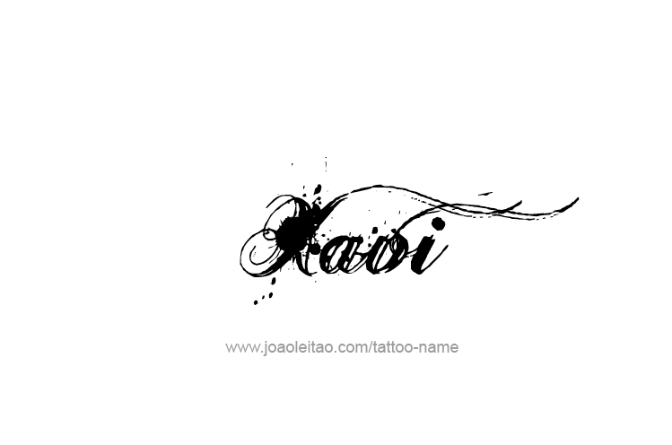 Tattoo Design  Name Xavi   