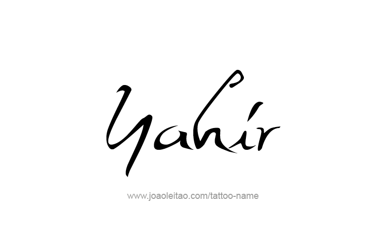 Tattoo Design  Name Yahir   