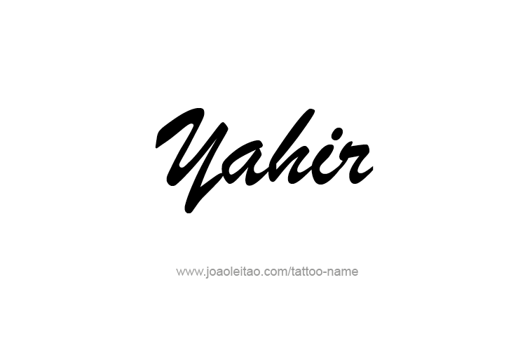 Tattoo Design  Name Yahir   