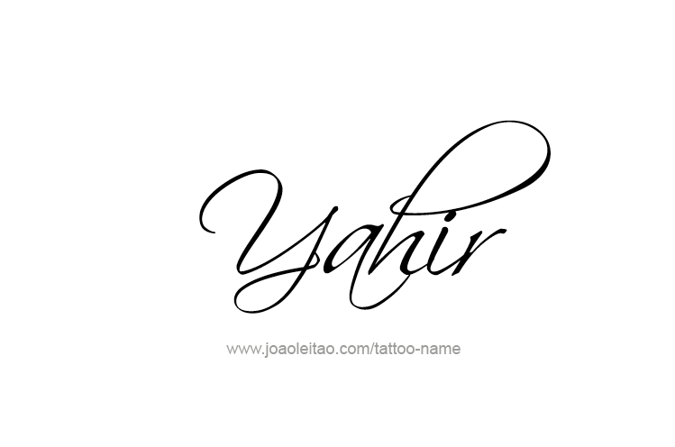 Tattoo Design  Name Yahir   