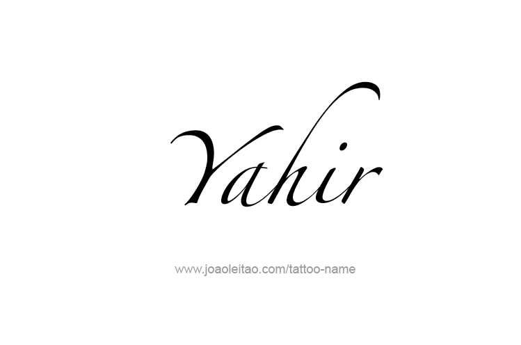 Tattoo Design  Name Yahir   